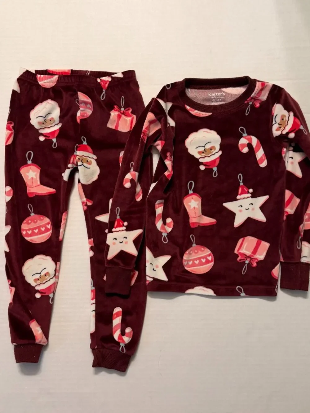 🎄Christmas In July🎄Carter’s ‘Child Of Mine’ Cowboy Christmas Pajama Set